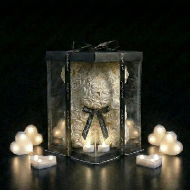 Oso de Rosas Suaves Eloriva™